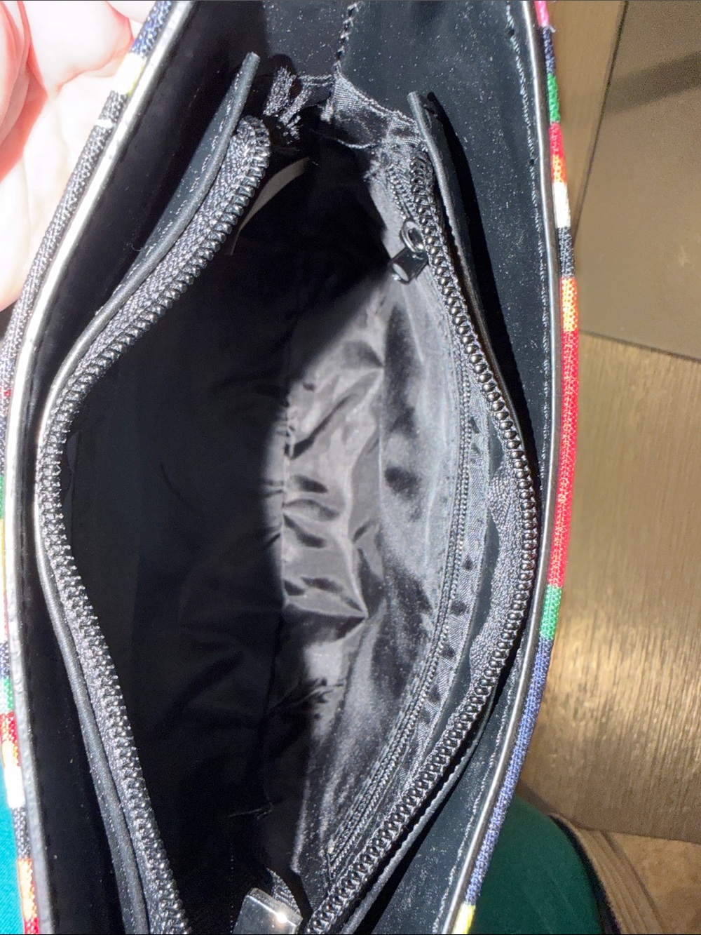 Striped Multicolor Shoulder Bag - Picture 3 of 4